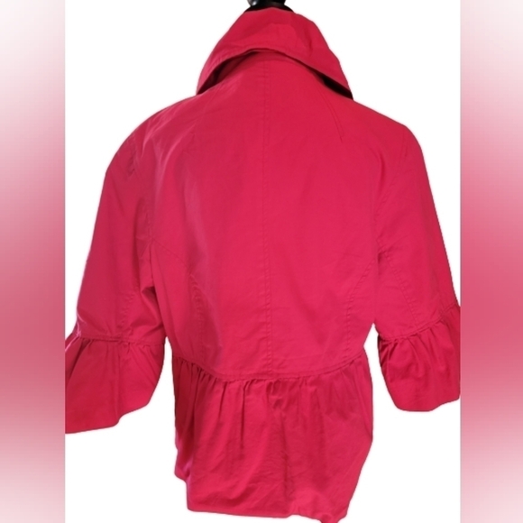 GEORGE Red Jacket, Flared Cuffs and Bottom Hem - Picture 4 of 9